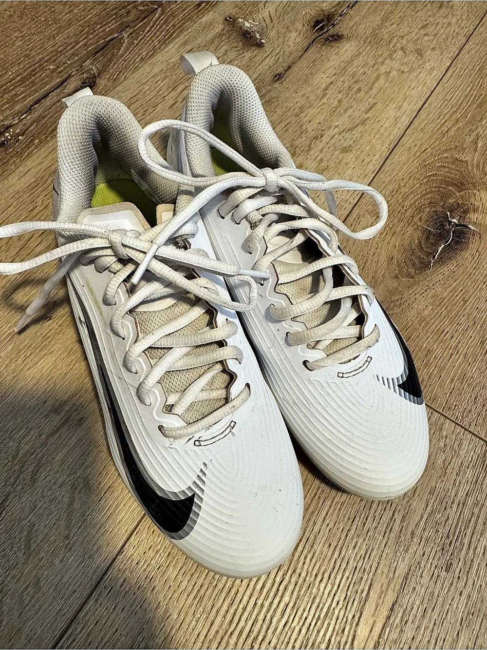 Nike Vapor Speed 3 Football Cleats White & Black US 6.5